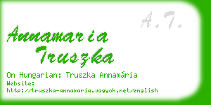 annamaria truszka business card