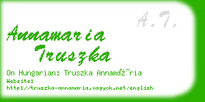 annamaria truszka business card